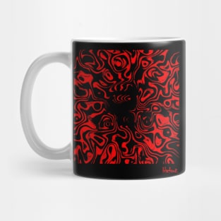 Vector Elemental Red in a Box by Blackout Design Mug